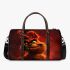 Red grinchy smile and dog 3d travel bag