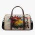 Rooster chicken smile with dream catcher 3d travel bag