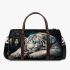 Sad white tiger with dream catcher 3d travel bag