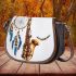 Saxophone coffee and dream catcher saddle bag