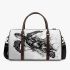 Sea turtle in black and white with a splash water effect 3d travel bag