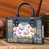 Seamless pattern of colorful butterflies small handbag