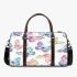 Seamless pattern of colorful butterflies 3d travel bag