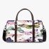 Seamless pattern with colorful pastel butterflies 3d travel bag