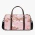 Seamless pattern with rose gold foil butterflies 3d travel bag