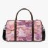 Seamless pattern with rose gold foil butterflies 3d travel bag