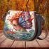 Serenity in bloom Saddle Bags for Women: Perfect Gift for Girlfriend, Wife, Daughter