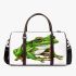 Simple cartoon frog clipart 3d travel bag