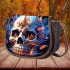 Skull and butterflies Saddle Bags for Women: Perfect Gift for Girlfriend, Wife, Daughter