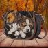 Sleepy dogs with jerwely and dream catcher saddle bag