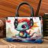 Smiling Blue Dragon in Water Small Handbag