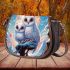 Snowy owls in magic forest Saddle Bags for Women: Perfect Gift for Girlfriend, Wife, Daughter