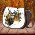 Stunning deer head design saddle bag