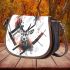 Stunning deer head design saddle bag