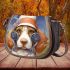 Stylish canine chef saddle bag