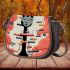 Surreal time contemplation with cat Saddle Bags for Women: Perfect Gift for Girlfriend, Wife, Daughter