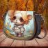 Teddy bear serenity Saddle Bags for Women: Perfect Gift for Girlfriend, Wife, Daughter