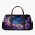 The purple butterflies dance gracefully in the sky 3d travel bag