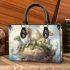 Three dragons on the cloud like sphere small handbag