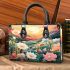 Tranquil Garden at Sunset Small Handbag