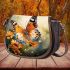 Tranquil garden wings Saddle Bags for Women: Perfect Gift for Girlfriend, Wife, Daughter