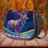 Vector illustration of a deer saddle bag