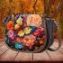 Vibrant butterflies amongst flowers Saddle Bags for Women: Perfect Gift for Girlfriend, Wife, Daughter