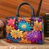 Vibrant Colorful Floral Pattern Small Handbag