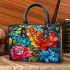 Vibrant Colorful Rose Garden Small Handbag