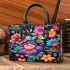 Vibrant Cultural Floral Pattern Small Handbag