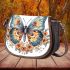 Vibrant floral butterfly Saddle Bags for Women: Perfect Gift for Girlfriend, Wife, Daughter