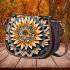 Vibrant Floral Kaleidoscope Saddle Bag