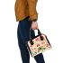 Vibrant Floral Vase Shoulder Handbag