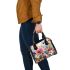 Vibrant Flower Garden Landscape Shoulder Handbag