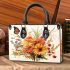 Vibrant Flowers on Dining Table Small Handbag