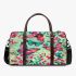 Vibrant pattern of pink and turquoise butterflies 3d travel bag