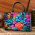 Vibrant Spiral Floral Bouquet Small Handbag