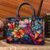 Vibrant Stained Glass Bouquet 1 Small Handbag