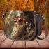 Viking human and dream catcher saddle bag