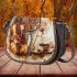 Violin coffee and dream catcher saddle bag