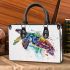 Watercolor sea turtle small handbag