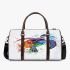 Watercolor sea turtle 3d travel bag