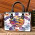 Watercolor sea turtle with a colorful mandala pattern small handbag