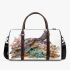 Watercolor turtle swimming in coral reef 3d travel bag