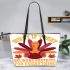 What If Today We Were Grateful For Everything Leather Tote Bag