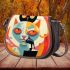 Whimsical cat duo Saddle Bags for Women: Perfect Gift for Girlfriend, Wife, Daughter