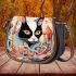 Whimsical cat in surreal room Saddle Bags for Women: Perfect Gift for Girlfriend, Wife, Daughter