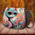 Whimsical cat with sunglasses Saddle Bags for Women: Perfect Gift for Girlfriend, Wife, Daughter