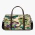 Whimsical scene of three frogs perched on branches 3d travel bag