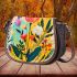 Whispers of Beauty Serene Floral Details Saddle Bag